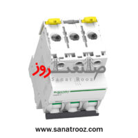 نمودار عملکرد C Curve کلید مینیاتوری سه پل 6 آمپر اشنایدر