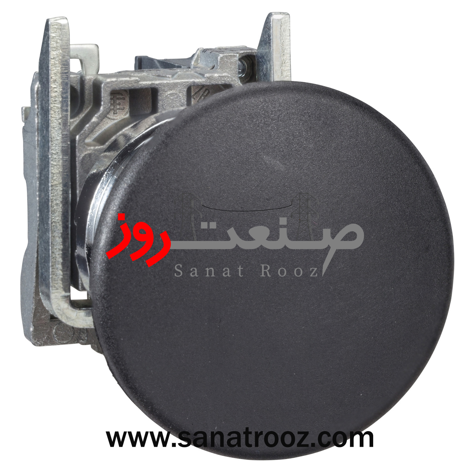 Emergency Stop Mushroom Head XB4BC21 امرجنسی قارچی فلزی با سَری مشکی اشنایدر الکتریک