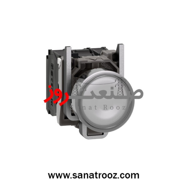 پوش باتن LED داخلی 24 ولت فلزی سفید اشنایدر الکتریک