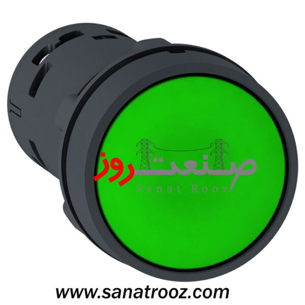 پوش باتن استارت باکالیت سبز اشنایدر الکتریک