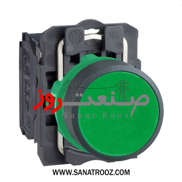 پوش باتن استارت سبز کنتاکت خور اشنایدر الکتریک