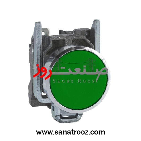 پوش باتن استارت فلزی سبز اشنایدر الکتریک