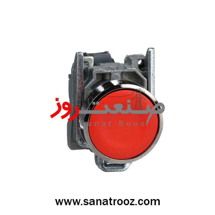 کلید فشاری استوپ فلزی قرمز سری Harmony XB4 پوش باتن استوپ فلزی قرمز اشنایدر الکتریک