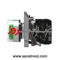 نصب پوش باتن سبز XB4BP31 در تابلو برق