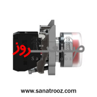 نمای جانبی شاسی XB4BP42 اشنایدر