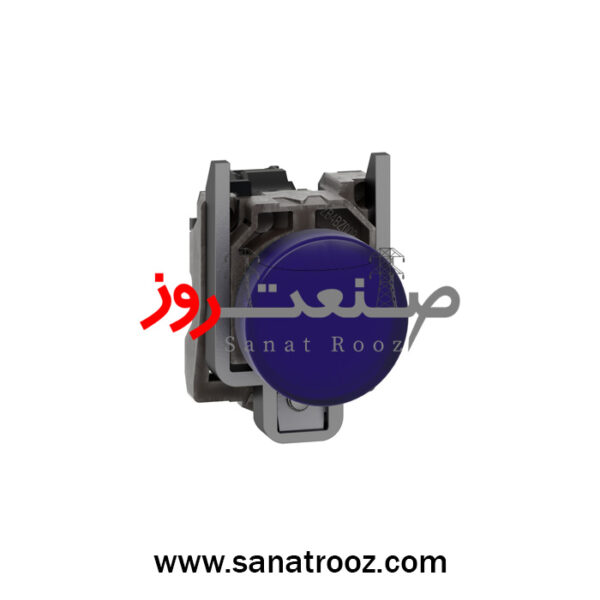 چراغ سیگنال فلزی آبی با LED داخلی 24 اشنایدر الکتریک