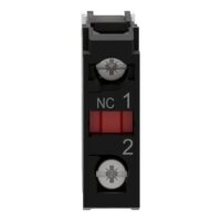 کنتاکت کمکی 1NC اشنایدر در شاسی قرمز رنگ