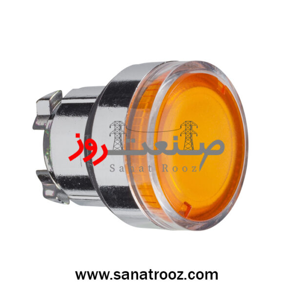کلگی پوش باتن فلزی نارنجی اشنایدر الکتریک