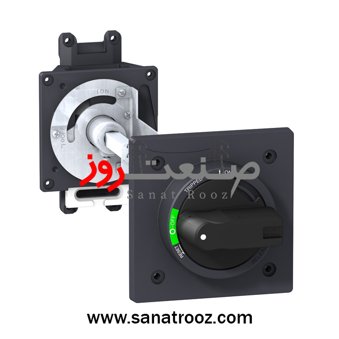 Schneider EZEROTE دسته گردان شفت بلند کلید فیکس دسته گردان شفت بلند کليد اتوماتیک فیکس EZC250 اشنایدر