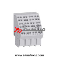 نمای جانبی ترمینال بلاک ۳ سیمه اشنایدر مدل LV847074SP