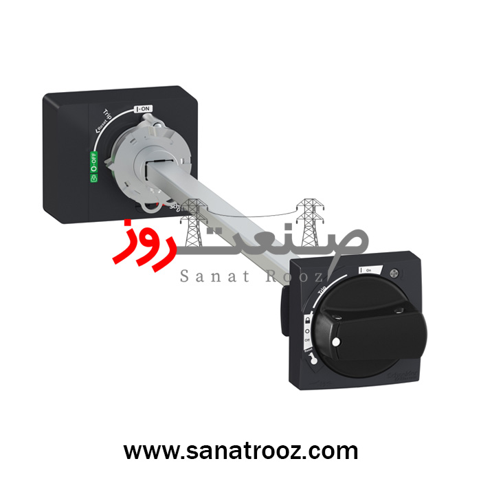 Schneider GV4APN01 Extended Rotary Handle Black دسته گردان خارجی شفت بلند مشکی IP54 سری TeSys GV4 اشنایدر