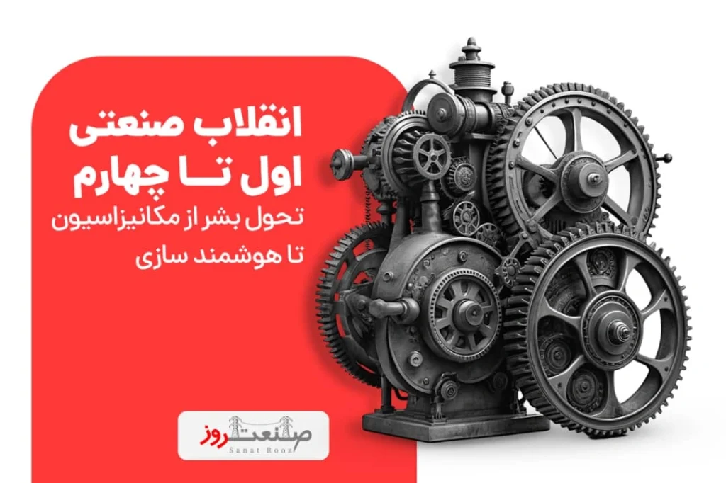 انقلاب صنعتی اول تا چهارم