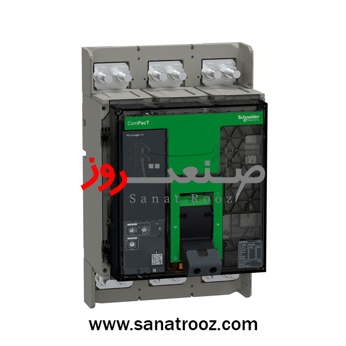 C100H350FM کليد اتوماتیک 1000 آمپر اشنایدر 70KA سه پل فیکس با واحد حفاظت 5.0