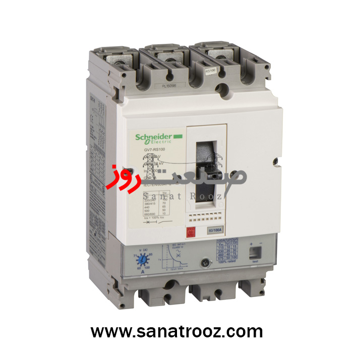 GV7RS220 کليد حرارتی 132 تا 220 آمپر با قدرت 70 کیلو آمپر اشنایدر