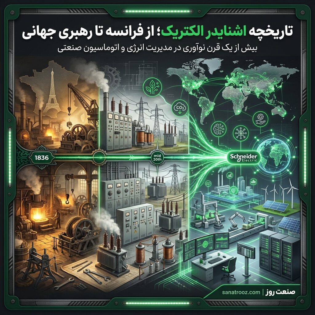 تاریخچه اشنایدر الکتریک؛ از تأسیس در فرانسه تا جایگاه جهانی در صنعت برق و اتوماسیون
