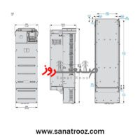 ابعاد اینورتر ATV930D55N4