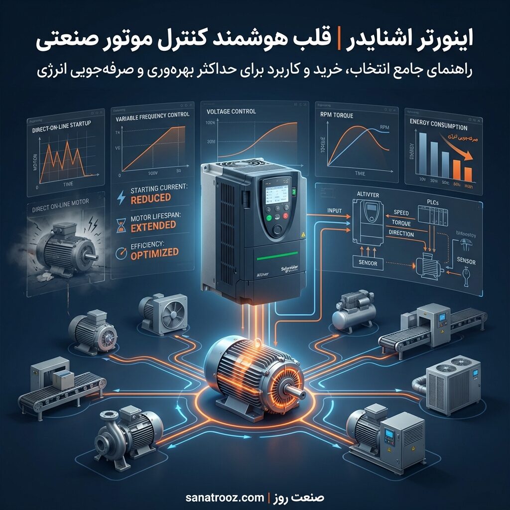 اینورتر اشنایدر چیست و چرا برای صنعت شما ضروری است؟