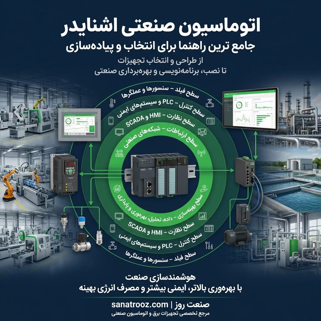 اشنایدر الکتریک: پیشرو در اتوماسیون صنعتی