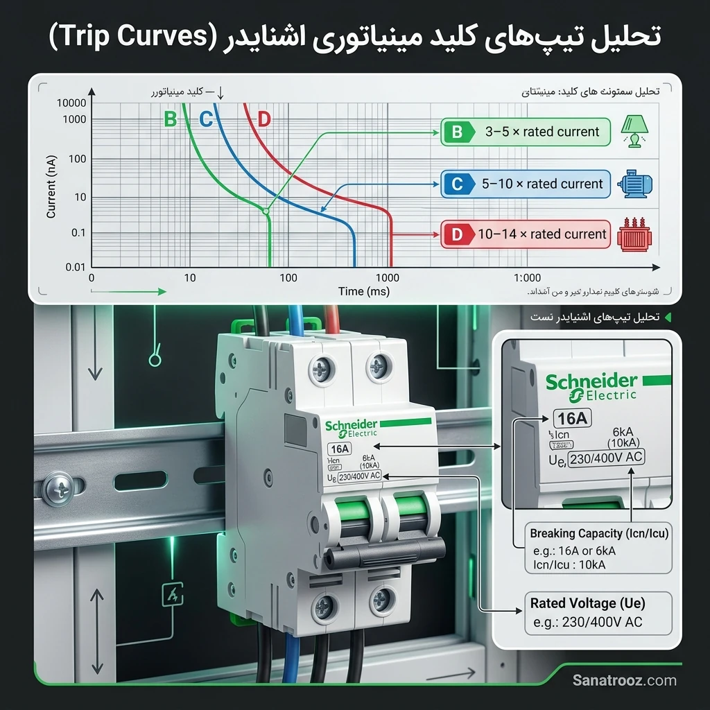 تحلیل خوشهای تیپهای مینیاتوری اشنایدر (Trip Curves)