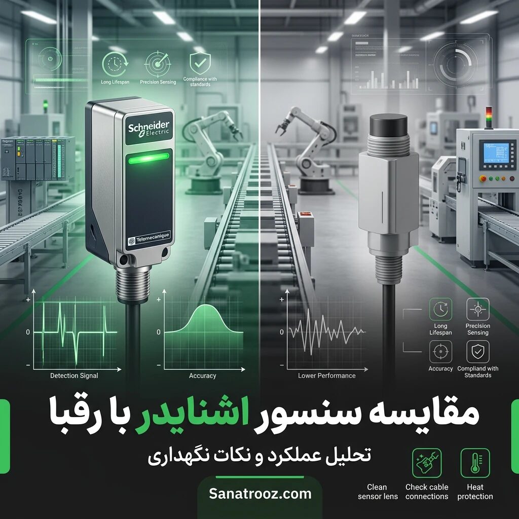 مقایسه سنسور اشنایدر با رقبا (تحلیل بازار)