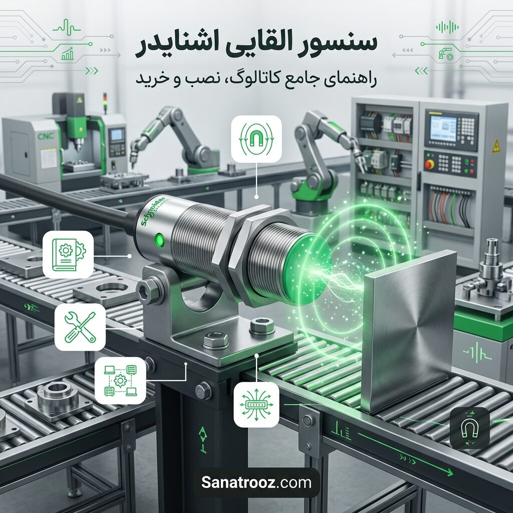 سنسور القایی اشنایدر؛ راهنمای جامع کاتالوگ، نصب و خرید