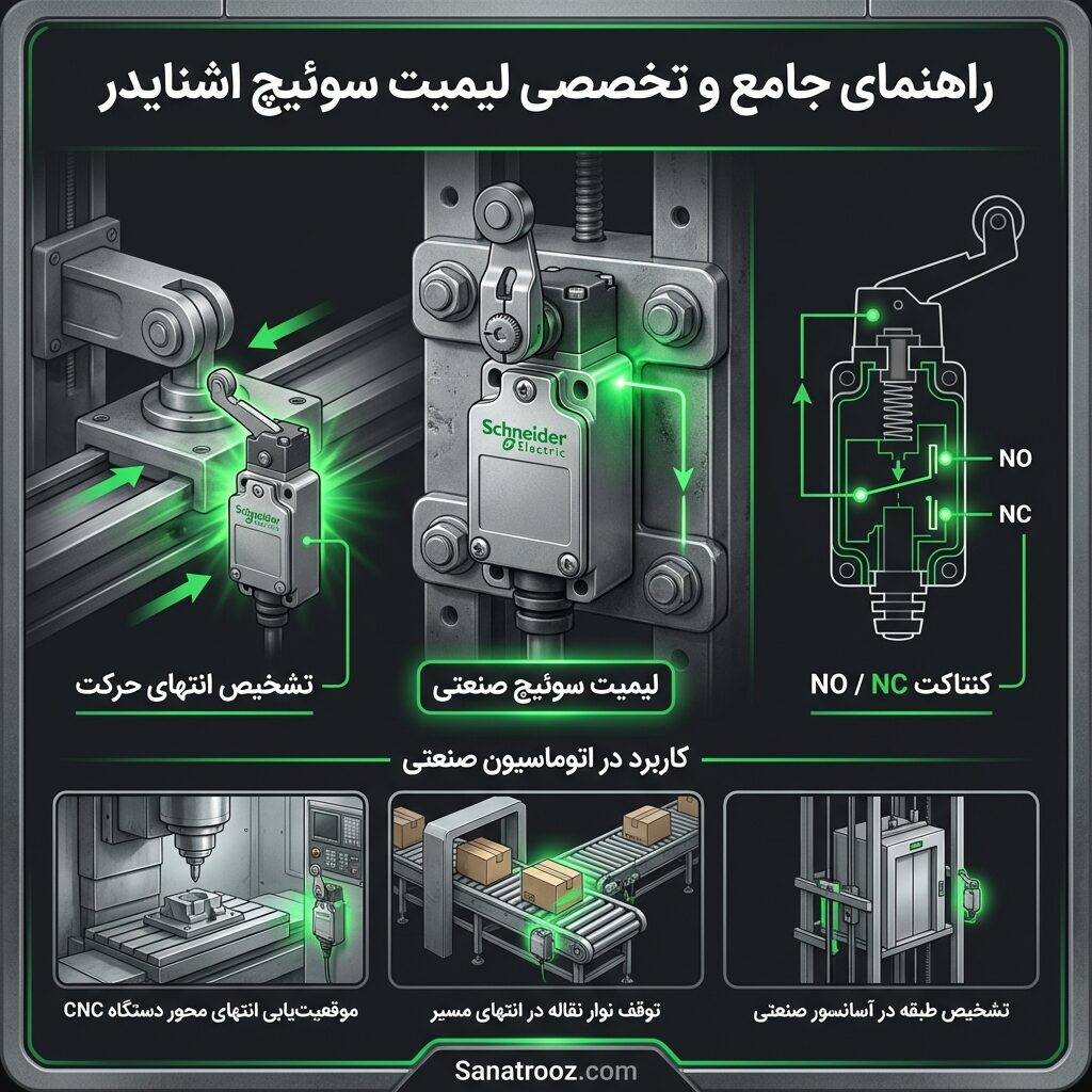 لیمیت سوئیچ اشنایدر