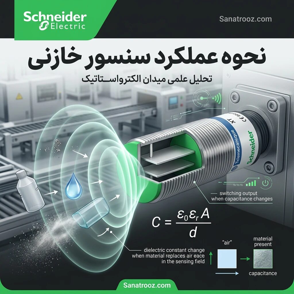 سنسور خازنی چگونه کار میکند؟ (تحلیل علمی و مهندسی)