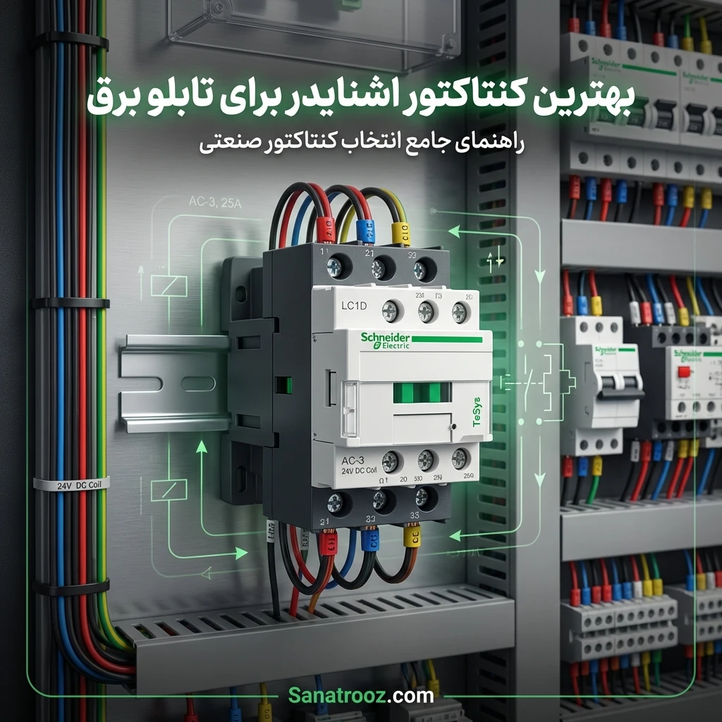 بهترین کنتاکتور اشنایدر برای تابلو برق (راهنمای جامع و تخصصی)