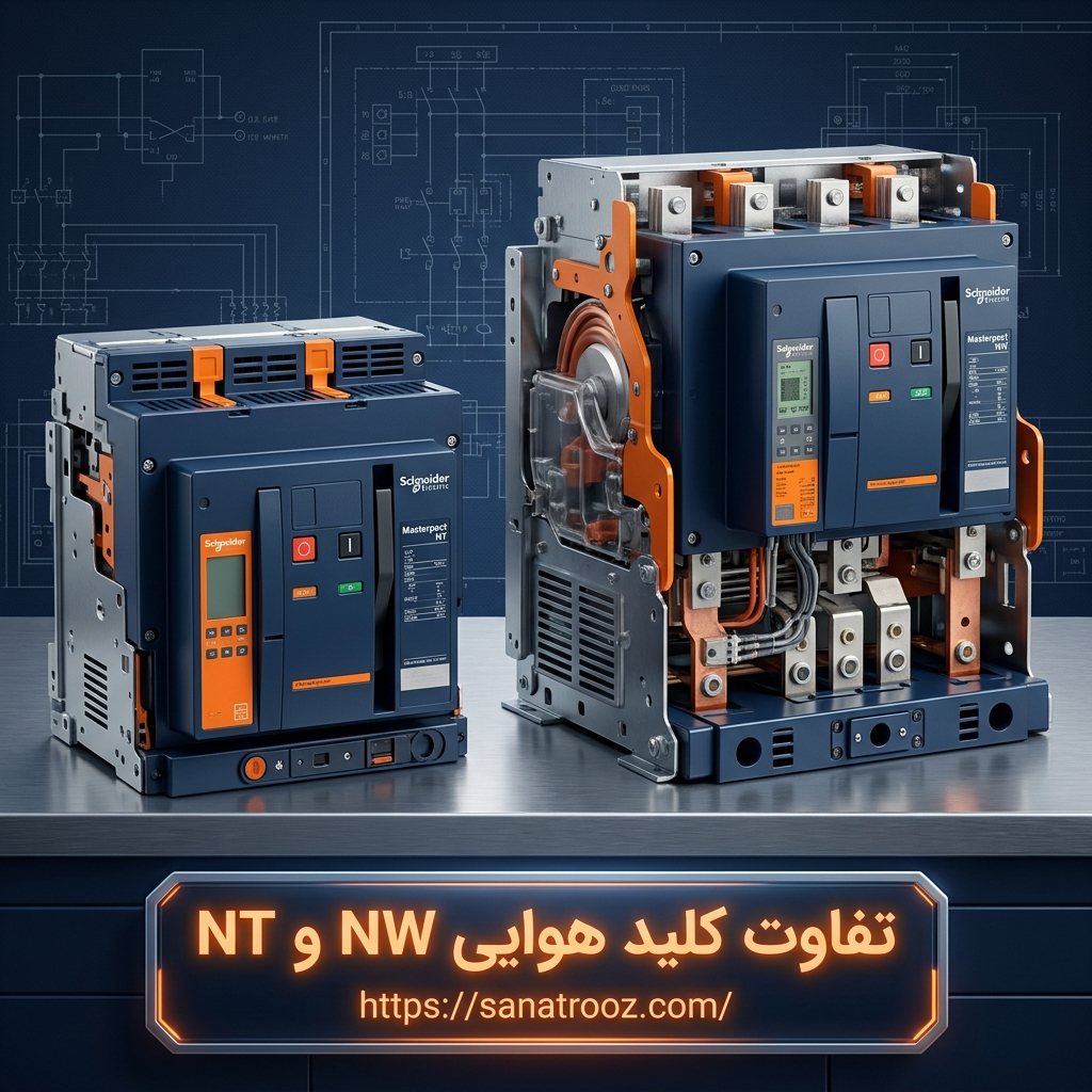 بررسی تفاوت‌های کلیدی کلید هوایی NW و NT اشنایدر