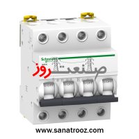 کلید مینیاتوری چهار پل 4 آمپر AC اشنایدر 6KA