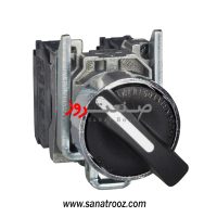 نمای اصلی سلکتور سوئيچ دو حالته با بازگشت فنری اشنایدر الکتریک