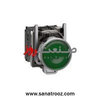 پوش باتن LED داخلی 220 ولت فلزی سبز اشنایدر الکتریک