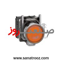 پوش باتن LED داخلی 220 ولت فلزی نارنجی اشنایدر الکتریک