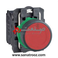 پوش باتن استوب قرمز کنتاکت خور اشنایدر الکتریک