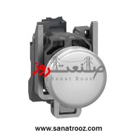 چراغ سیگنال فلزی سفید با LED داخلی 24 اشنایدر الکتریک