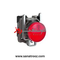 چراغ سیگنال فلزی قرمز با LED داخلی 24 اشنایدر الکتریک